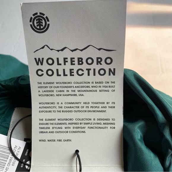 Element Alder Windbreaker Shell Jacket Mens NWT - Picture 8 of 11